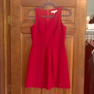 Red LOFT Work Dress